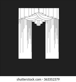 classic curtains . curtains . lambrequin