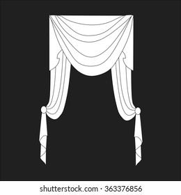 classic curtains . curtains . lambrequin