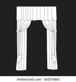 classic curtains . curtains . lambrequin