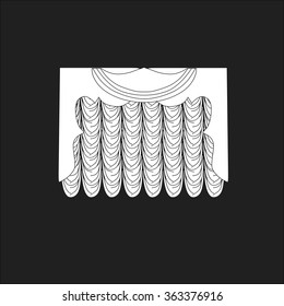 classic curtains . curtains . lambrequin