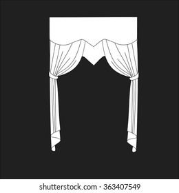 classic curtains . curtains . lambrequin