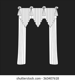 classic curtains . curtains . lambrequin