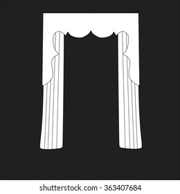 classic curtains . curtains . lambrequin