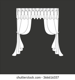 
classic curtains . curtains . lambrequin