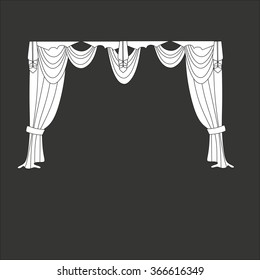 
classic curtains . curtains . lambrequin
