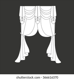 
classic curtains . curtains . lambrequin