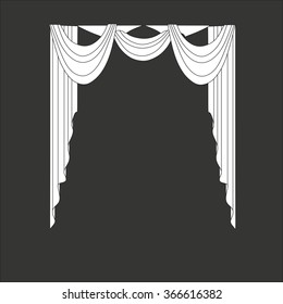 
classic curtains . curtains . lambrequin