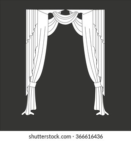 
classic curtains . curtains . lambrequin