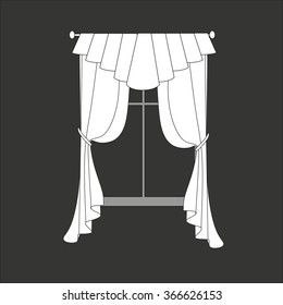 classic curtains . curtains . lambrequin
