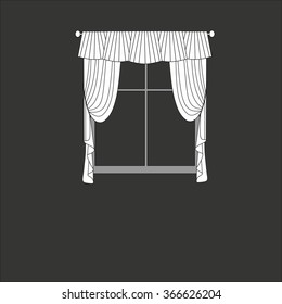 classic curtains . curtains . lambrequin