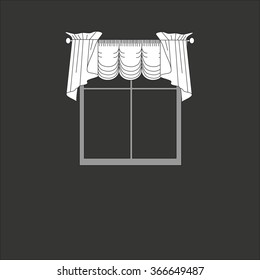 classic curtains . curtains . lambrequin