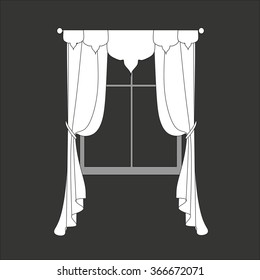 classic curtains . curtains . lambrequin