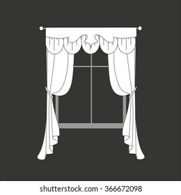 classic curtains . curtains . lambrequin