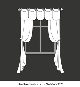 classic curtains . curtains . lambrequin