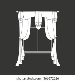classic curtains . curtains . lambrequin
