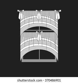 classic curtains . curtains . lambrequin