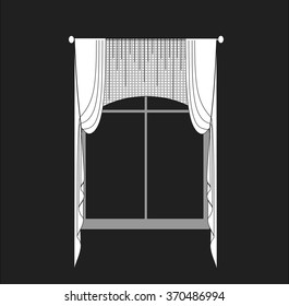 classic curtains . curtains . lambrequin