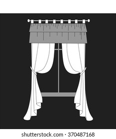 classic curtains . curtains . lambrequin