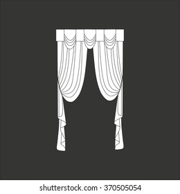 classic curtains . curtains . lambrequin