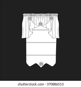 classic curtains . curtains . lambrequin