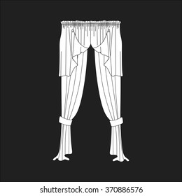 classic curtains . curtains . lambrequin