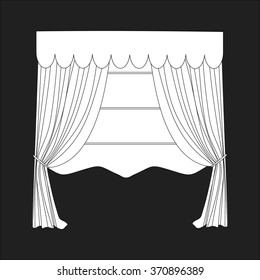 classic curtains . curtains . lambrequin