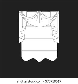 classic curtains . curtains . lambrequin