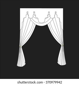 classic curtains . curtains . lambrequin