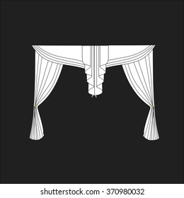 classic curtains . curtains . lambrequin