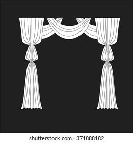 classic curtains . curtains . lambrequin