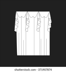 classic curtains . curtains . lambrequin