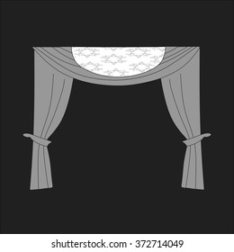 classic curtains . curtains . lambrequin