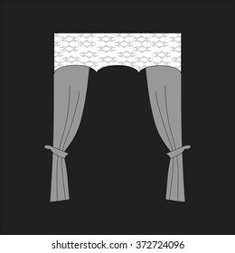 classic curtains . curtains . lambrequin