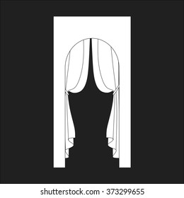 classic curtains . curtains . lambrequin