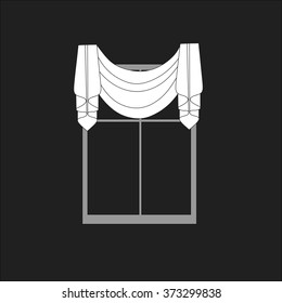 classic curtains . curtains . lambrequin