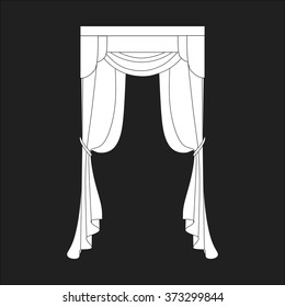classic curtains . curtains . lambrequin