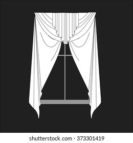 classic curtains . curtains . lambrequin