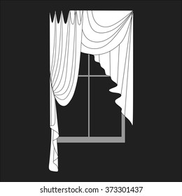 classic curtains . curtains . lambrequin