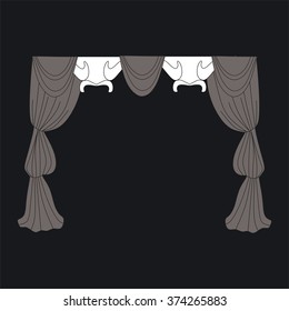 classic curtains . curtains . lambrequin