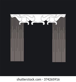 classic curtains . curtains . lambrequin