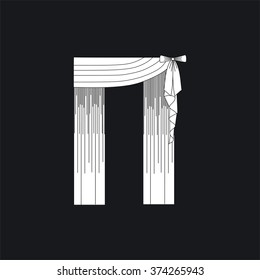 classic curtains . curtains . lambrequin
