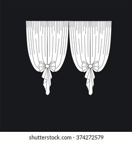 classic curtains . curtains . lambrequin