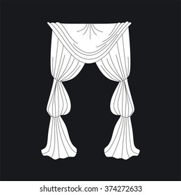 classic curtains . curtains . lambrequin