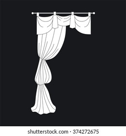 classic curtains . curtains . lambrequin