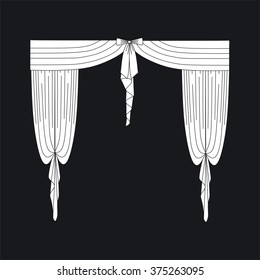 classic curtains . curtains . lambrequin