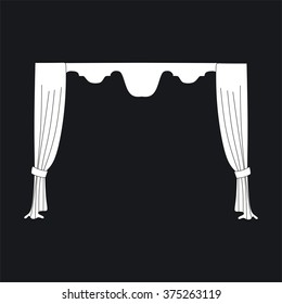 classic curtains . curtains . lambrequin