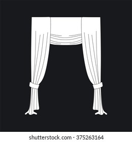 classic curtains . curtains . lambrequin