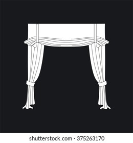 classic curtains . curtains . lambrequin