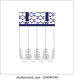 classic curtains . curtains . lambrequin