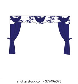 classic curtains . curtains . lambrequin